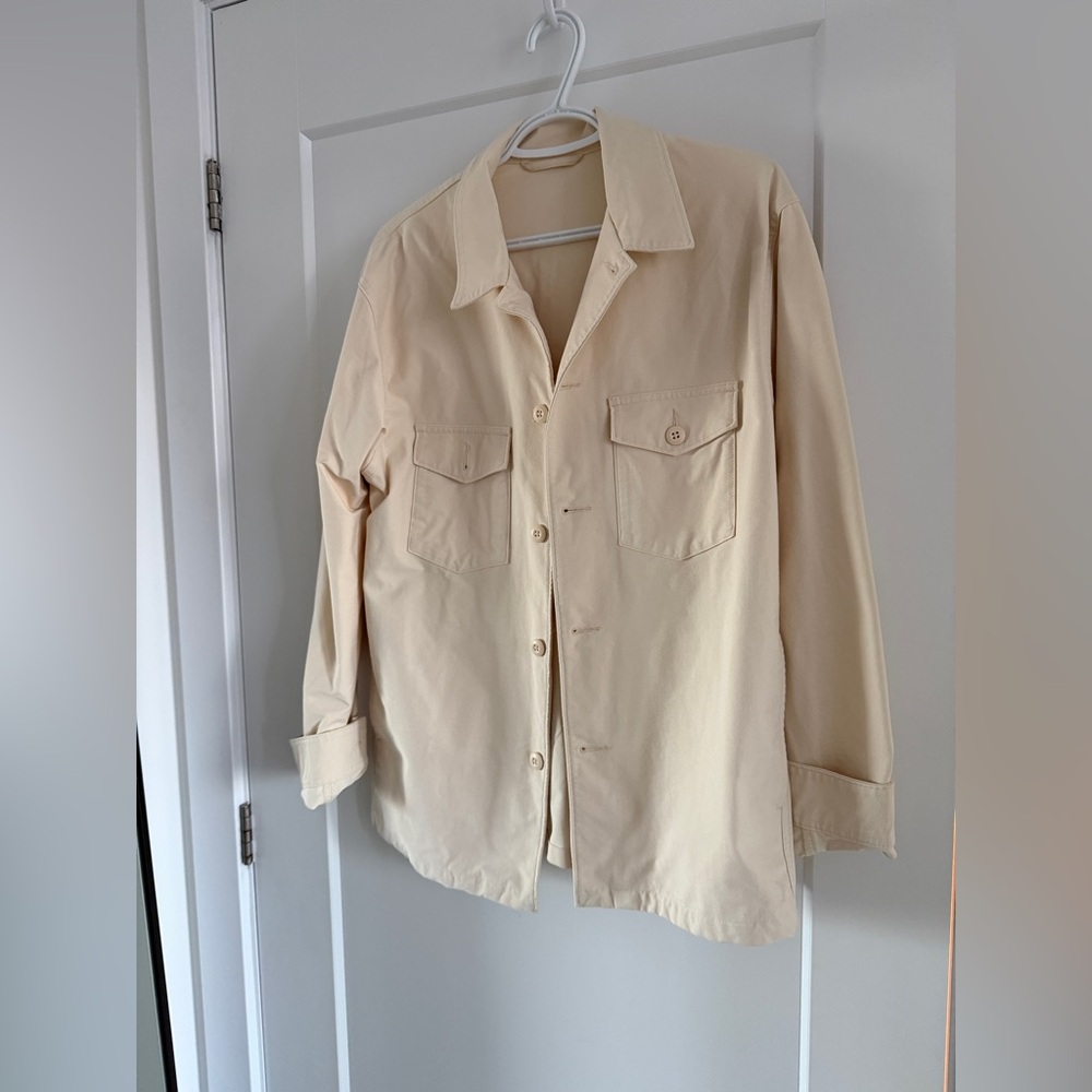 Uniqlo Men's Tan Shirt Jacket